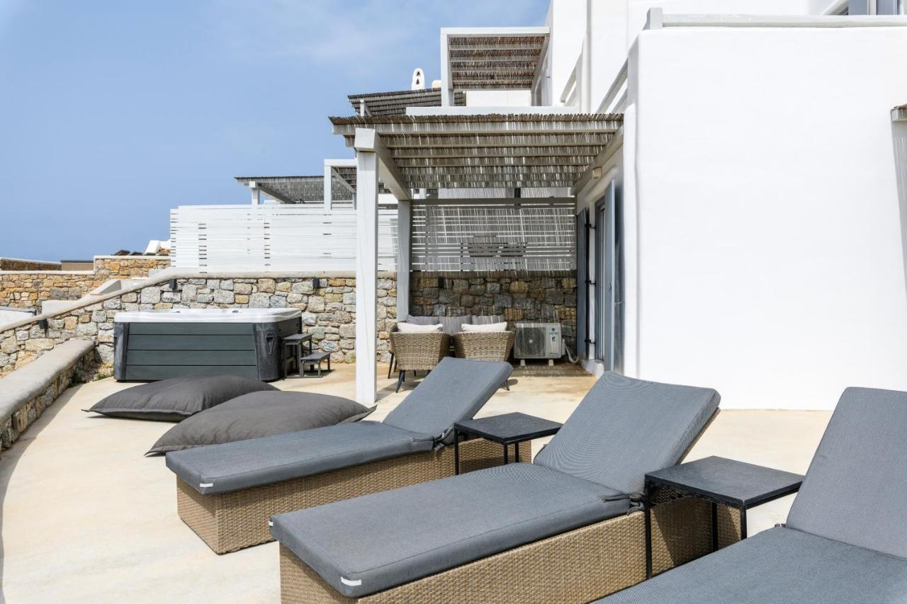 Mykonos Residence Villas & Suites Merchia Beach Exterior photo